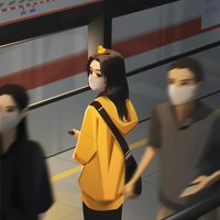 坏了一角