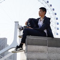 追着月亮看日落