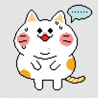 野生像素猫