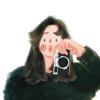 喜欢拍照的美术生